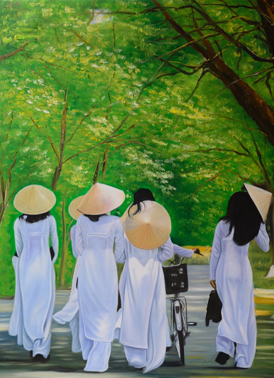 Tranh Sơn Dầu Tan Trường